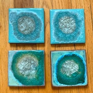 Anthropologie Coasters - Molten Rock coasters